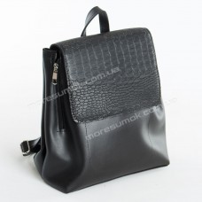 Жіночі рюкзаки R014 black-crocodile-kombi