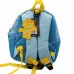Детские рюкзаки 2020 dog light blue-yellow