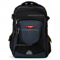 Мужские рюкзаки 9643 black-blue