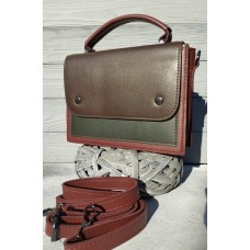 Сумки кросс-боди 092 bordo-green-coffee