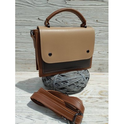 Сумки крос-боді 092 brown-khaki