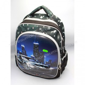 Школьные рюкзаки 1185-1 black-gray