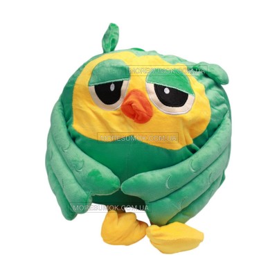 Игрушки-пледы Owl 30 cm green