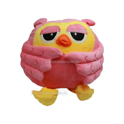 Игрушки-пледы Owl 30 cm pink