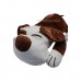 Игрушки-пледы Dog 65 cm brown