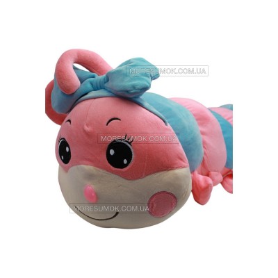 Игрушки-пледы Caterpillar 75 cm pink