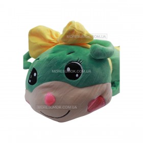 Игрушки-пледы Caterpillar 75 cm green