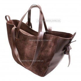 Сумки жіночі 248N chocolate zamsha Сумки жіночі 248N chocolate zamsha