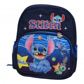 Дитячі рюкзаки 968 Stitch dark blue-light blue