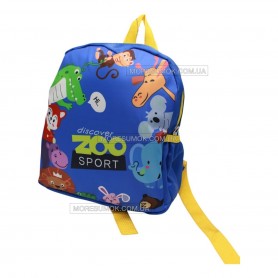 Дитячі рюкзаки 2023 zoo light blue
