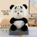 Игрушки-пледы Panda 45 cm black-white