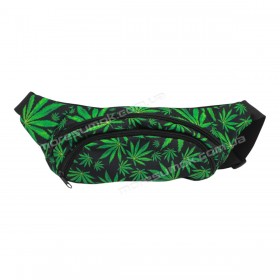 Спортивні бананки bo-03 green flower black
