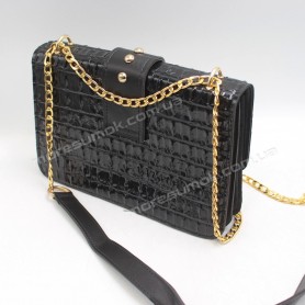 Сумки крос-боді 832 black-crocodile-gold