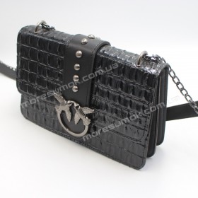 Сумки крос-боді 832 black-crocodile-nikel