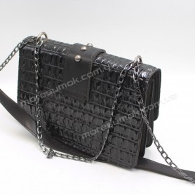Сумки крос-боді 832 black-crocodile-nikel