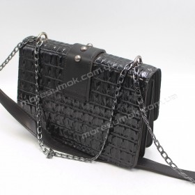 Сумки крос-боді 832 black-crocodile-nikel