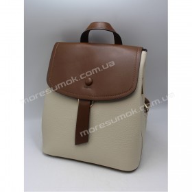Жіночі рюкзаки Y6761 beige white