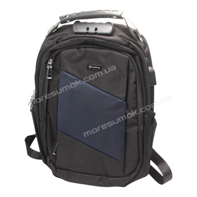 Чоловічі рюкзаки 6117 black-blue