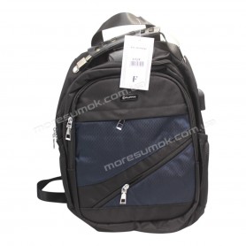 Чоловічі рюкзаки 6102 black-blue