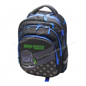 Школьные рюкзаки 810-7 black-blue
