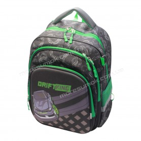 Школьные рюкзаки 810-7 black-green