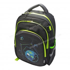 Школьные рюкзаки 810-20 black-green