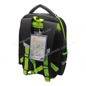 Школьные рюкзаки 810-20 black-green