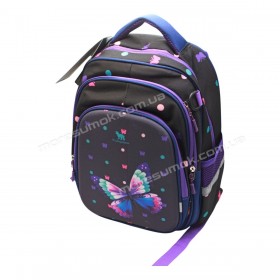 Шкільні ранці 810-12 black-purple