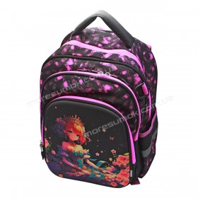 Шкільні ранці 810-23 black-pink