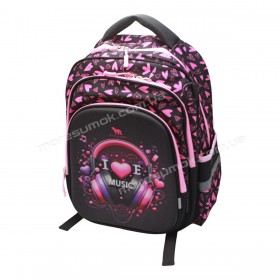 Шкільні ранці 810-3 black-pink