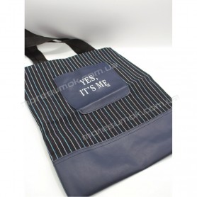 Шопери fem-041 yes black-blue-b