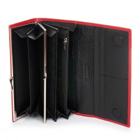 Жіночі гаманці W1-V-4 red-black