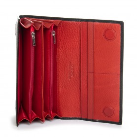 Жіночі гаманці W501-4 black-red
