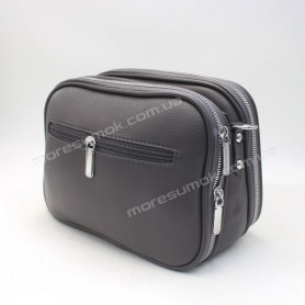 Сумки крос-боді 20192 gray-zamsha