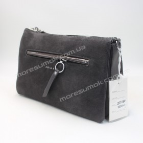 Сумки крос-боді 20166 gray-zamsha