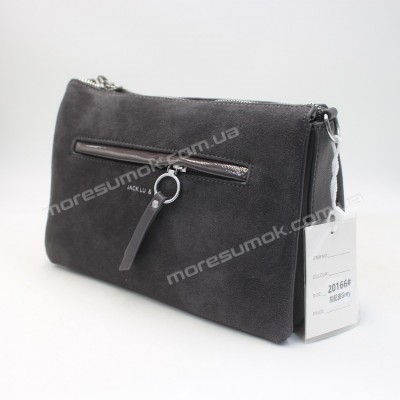Сумки крос-боді 20166 gray-zamsha