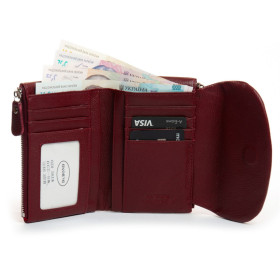 Женские кошельки WS-239 wine red