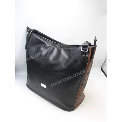 Сумки жіночі 6095 black-khaki