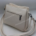 Сумки крос-боді 24515 beige white