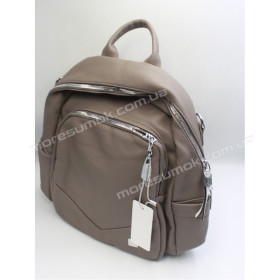 Женские рюкзаки 9770 dark gray brown