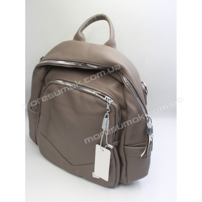 Жіночі рюкзаки 9770 dark gray brown