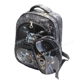 Школьные рюкзаки 1266 black-f
