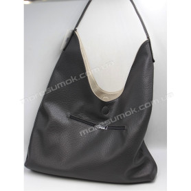 Сумки жіночі X407 dark gray-beige