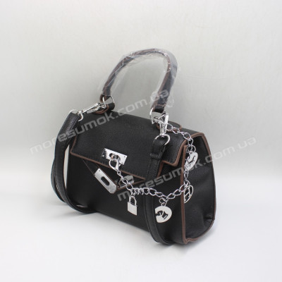 Сумки крос-боді 8088 black-silver