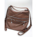 Сумки жіночі 2612 dark brown Сумки жіночі 2612 dark brown