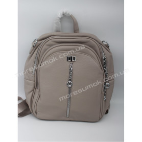 Женские рюкзаки 9351 cream gray