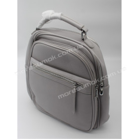 Женские рюкзаки 9227 light gray