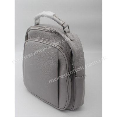 Жіночі рюкзаки 8918 light gray
