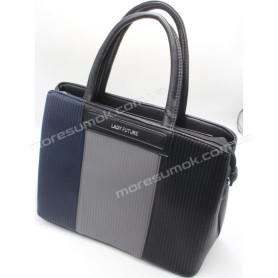 Сумки жіночі 6209 black-gray-blue