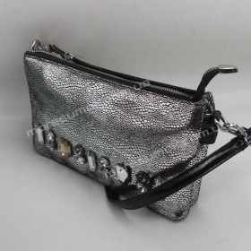 Сумка крос-боді 855 silver